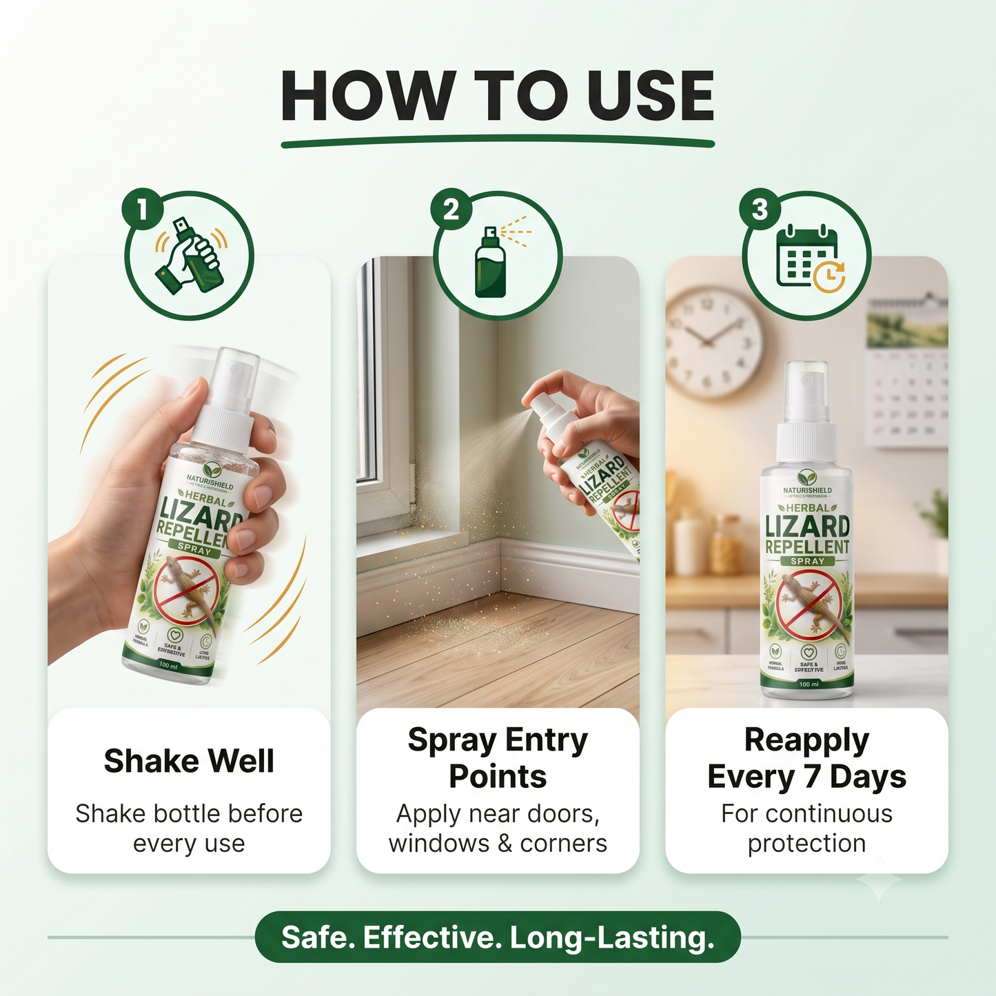 Lizard Repellent Spray for Home
