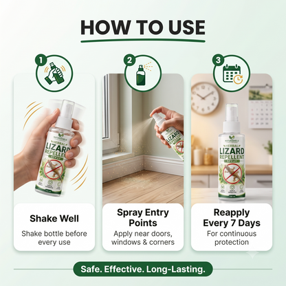 Lizard Repellent Spray for Home